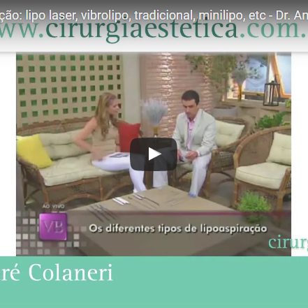 Tipos de Lipoaspiração: lipo laser, vibrolipo, tradicional, minilipo, etc