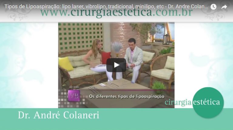 Tipos de Lipoaspiração: lipo laser, vibrolipo, tradicional, minilipo, etc