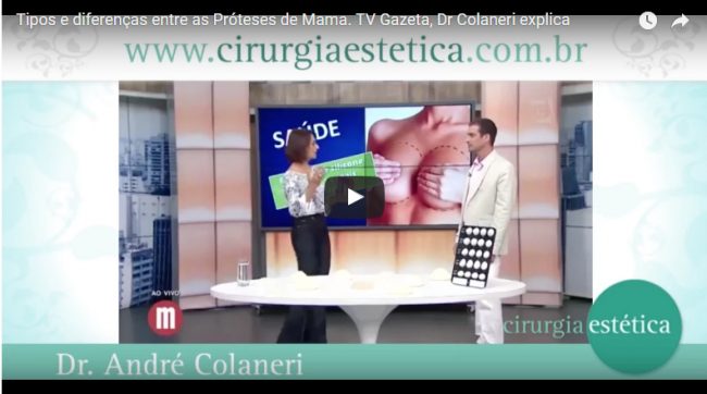 Tipos e diferenças entre as Próteses de Mama. TV Gazeta, Dr Colaneri explica